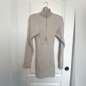 H&M ribbed knit sweater dress